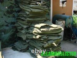 8x LOT US Military GI Personal Army PUP Half 1/2 Tents/Shelter All Minor Damage