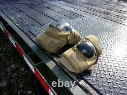 9. Military Surplus Sets Medium Knee And Elbow Pads Coyote Very Good Us Army