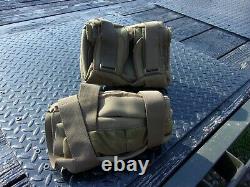 9. Military Surplus Sets Medium Knee And Elbow Pads Coyote Very Good Us Army