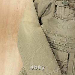 ABERCROMBIE & FITCH military army surplus faux fur hooded field jacket MEDIUM ABERCROMBIE & FITCH military army surplus faux fur hooded field jacket MEDIUM