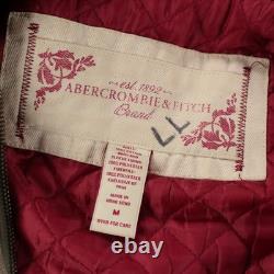 ABERCROMBIE & FITCH military army surplus faux fur hooded field jacket MEDIUM ABERCROMBIE & FITCH military army surplus faux fur hooded field jacket MEDIUM