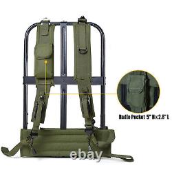 AKMAX Military Issue ALICE Pack Large Rucksack Army Bag with Frame/Straps OD