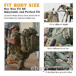 AKMAX Military Large Rucksack Army Tactical MOLLE 3 Day Assault Pack Multicam