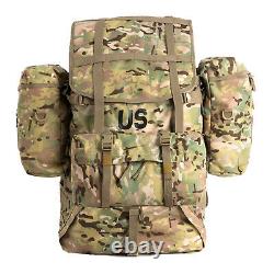 AKMAX Military MOLLE 2 Large Rucksack Army Tactical Backpack with Frame Multicam