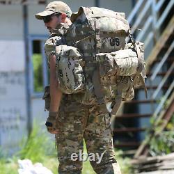AKMAX Military MOLLE 2 Large Rucksack Army Tactical Backpack with Frame Multicam