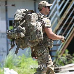 AKMAX Military MOLLE 2 Large Rucksack Army Tactical Backpack with Frame Multicam