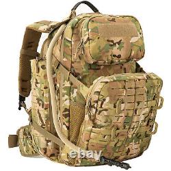 AKMAX Military Medium Rucksack Army Tactical MOLLE 3 Days Assault Pack Multicam