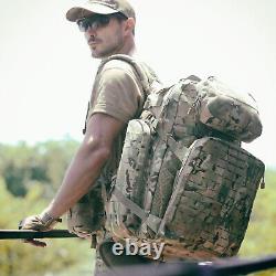 AKMAX Military Medium Rucksack Army Tactical MOLLE 3 Days Assault Pack Multicam