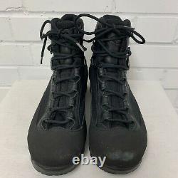 AKU BLACK LEATHER HIGH LIABILITY COMBAT BOOTS Size 7 Medium, British Military