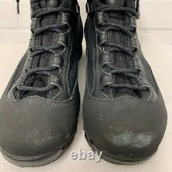 AKU BLACK LEATHER HIGH LIABILITY COMBAT BOOTS Size 7 Medium, British Military