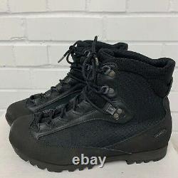 AKU BLACK LEATHER HIGH LIABILITY COMBAT BOOTS Size 7 Medium, British Military