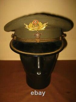 ANTIQUE PORTUGAL PORTUGUESE MILITARY ARMY GENERAL ARMY CAP HAT KEPI KAPPE 1960s