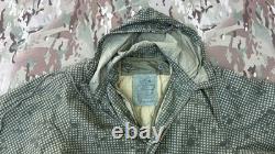 ARMY NAVY Fishtail Parka Night Desert Digital Camo + Rare Button Liner Large
