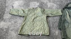 ARMY NAVY Fishtail Parka Night Desert Digital Camo + Rare Button Liner Large