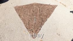 AUSTRIAN Army Zeltbahn, Shelter Quarter. Poncho, Reversible Splinter Camo EXC