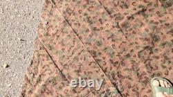 AUSTRIAN Army Zeltbahn, Shelter Quarter. Poncho, Reversible Splinter Camo EXC