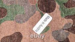 AUSTRIAN Army Zeltbahn, Shelter Quarter. Poncho, Reversible Splinter Camo EXC