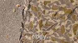 AUSTRIAN Army Zeltbahn, Shelter Quarter. Poncho, Reversible Splinter Camo EXC