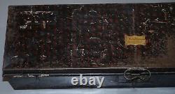 African Campaign Military Metal Chest Luggage J Willis Fleming Esq Deputy Lieut