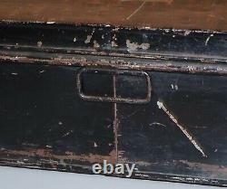 African Campaign Military Metal Chest Luggage J Willis Fleming Esq Deputy Lieut