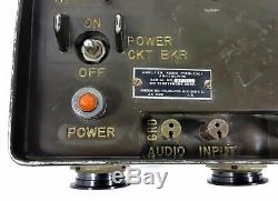 Amplifier Audio Freqency Am-1780/vrc Vic-1 Military Radio Itt Terryphone Us Army