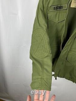 And Sons Trading Co Surplus Army Field Jacket &Sons size M