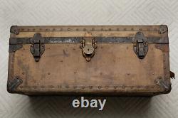Antique Belber Trunk & Bag Co Military Footlocker, U. S. Army, Labels, MUST READ