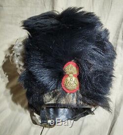 Antique Grenadier Guard Bearskin Royal Scots Fusiliers Army Military