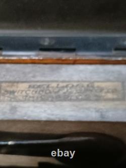 Antique KELLOGG Radio D-14205 US Military WWI Army Field Telephone HANDCRANK