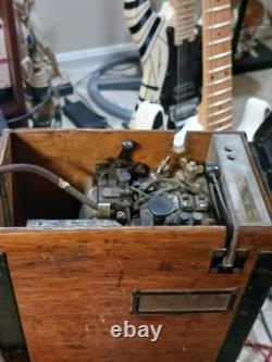Antique KELLOGG Radio D-14205 US Military WWI Army Field Telephone HANDCRANK