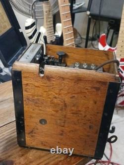 Antique KELLOGG Radio D-14205 US Military WWI Army Field Telephone HANDCRANK
