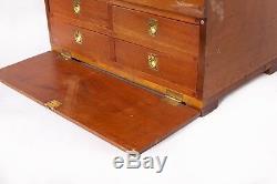 Antique Wood Box Field Desk Military Chest Rare 19th c. Officer's Box Desk Army