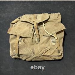 Army Backpack Rucksack 1950s Vintage Foreign Military Canvas Czech USSR Medic