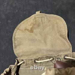 Army Backpack Rucksack 1950s Vintage Foreign Military Canvas Czech USSR Medic