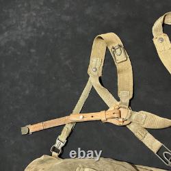 Army Backpack Rucksack 1950s Vintage Foreign Military Canvas Czech USSR Medic