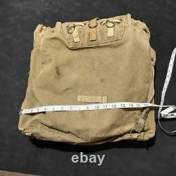 Army Backpack Rucksack 1950s Vintage Foreign Military Canvas Czech USSR Medic