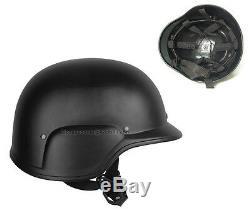 Army Combat Military Fast British Assault M88 US Swat Helmet Black Replica New