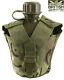 Army Combat Military Gi Us British Tactical Water Bottle + Molle Pouch Btp Camo