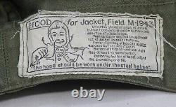 Army Field Jacket US Small Short, Liner & Hood Military Olive Green 60s Vintage