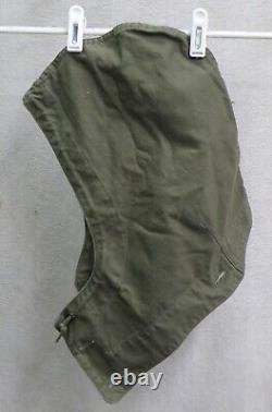 Army Field Jacket US Small Short, Liner & Hood Military Olive Green 60s Vintage