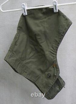 Army Field Jacket US Small Short, Liner & Hood Military Olive Green 60s Vintage