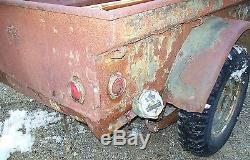 Army Jeep military M100 trailer new floor front repair panels lunette eye, MAINE