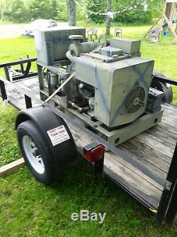 Army Surplus Diesel Generator WithTrailer