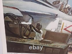 Army Surplus Military Aircraft Getting Ready For Mission Vietnam. Art print