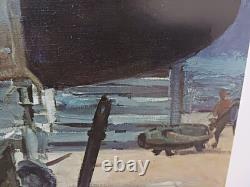 Army Surplus Military Aircraft Getting Ready For Mission Vietnam. Art print