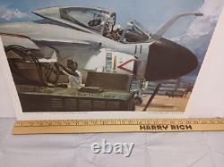 Army Surplus Military Aircraft Getting Ready For Mission Vietnam. Art print