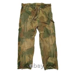Army Trouser Original Belgian Vintage Surplus WWII Combat Pants Brushstroke Camo