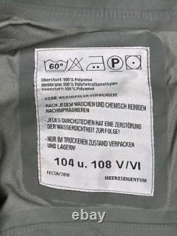 Austrian Army Surplus Waterproof Jacket with armpit zippers Size Large Long