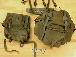 Austrian Military M58 Pattern Harness, Backpack and Daypack with Belt Army Olive