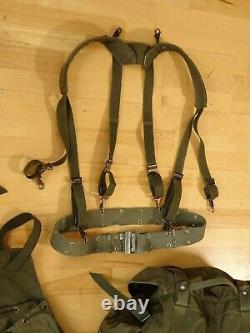 Austrian Military M58 Pattern Harness, Backpack and Daypack with Belt Army Olive